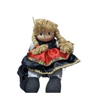 Cotfer Geneve SUISSE SWITZERLAND HEIDI COLLECTORS DOLL Wind Up Music Moves Head